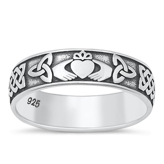 Sterling Silver Claddagh Ring