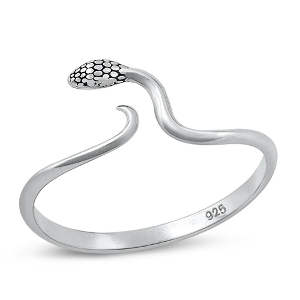 Sterling Silver Snake Ring