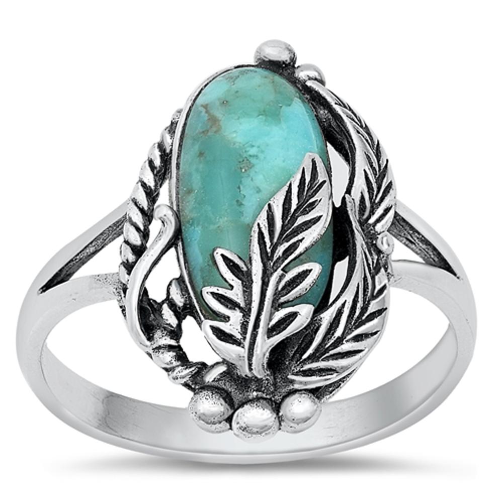 Sterling Silver Turquoise Cocktail Ring