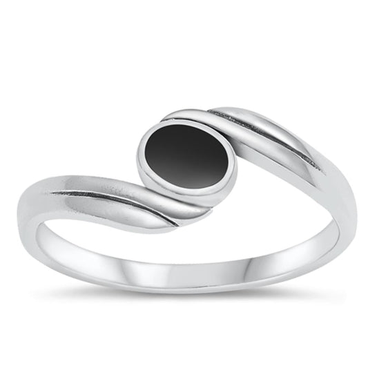 Sterling Silver Black Onyx Ring