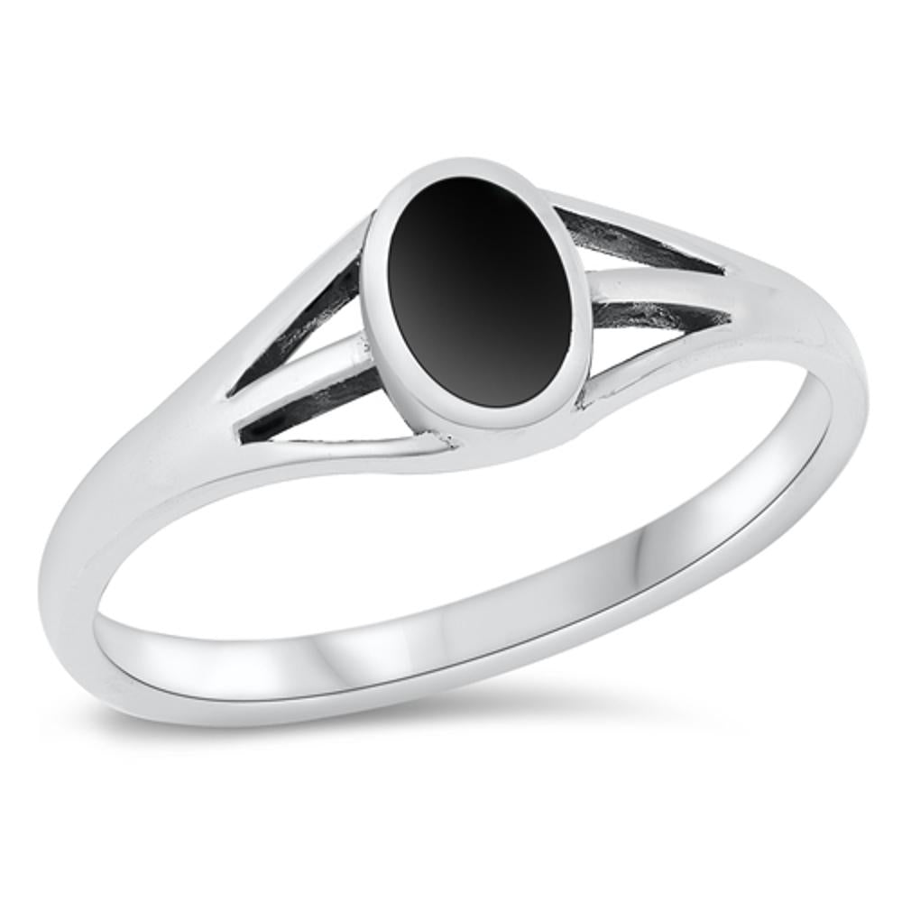 Sterling Silver Black Onyx Ring