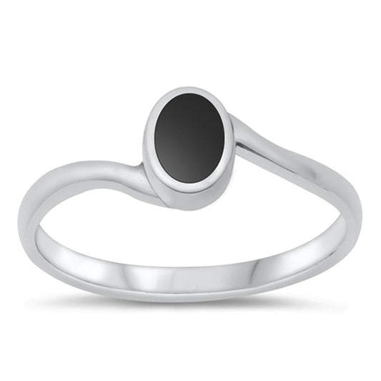 Sterling Silver Black Onyx Ring