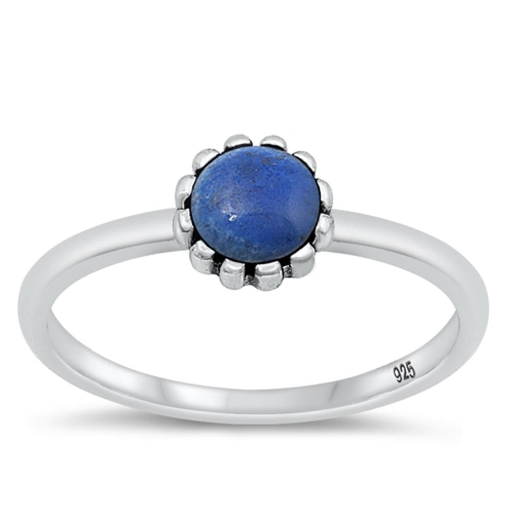 Sterling Silver Blue Lapis Ring