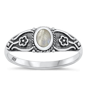 Sterling Silver Moonstone Ring