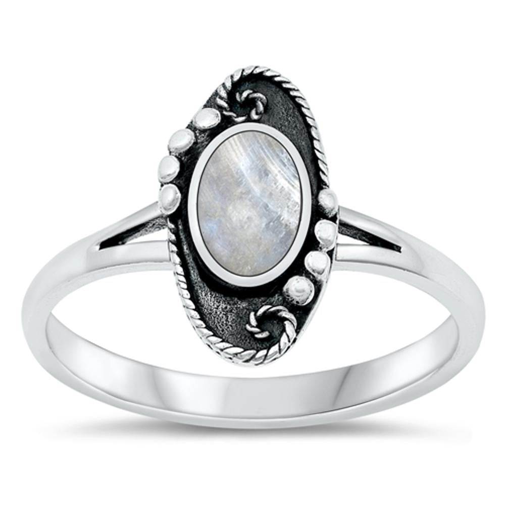 Sterling Silver Moonstone Ring