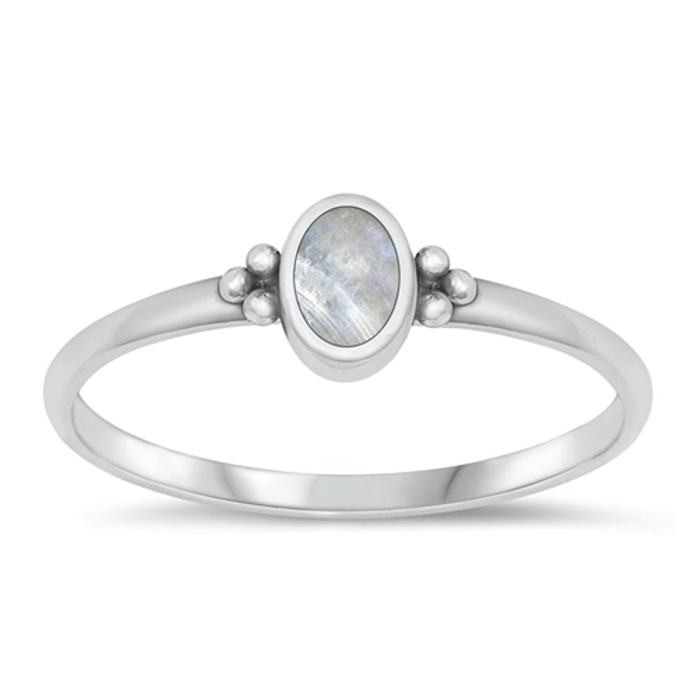 Sterling Silver Moonstone Ring