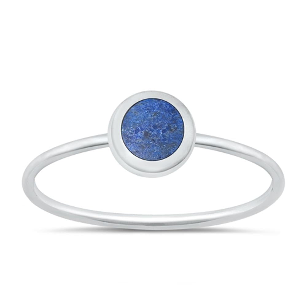 Sterling Silver Lapis Ring