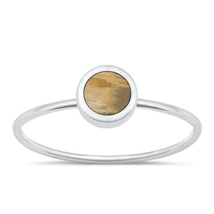 Sterling Silver Tiger Eye Ring