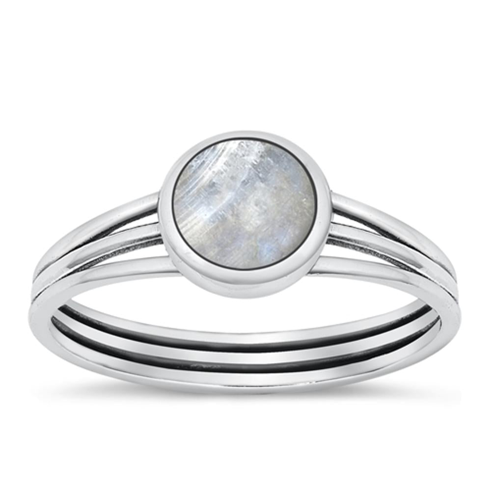 Sterling Silver Moonstone Ring