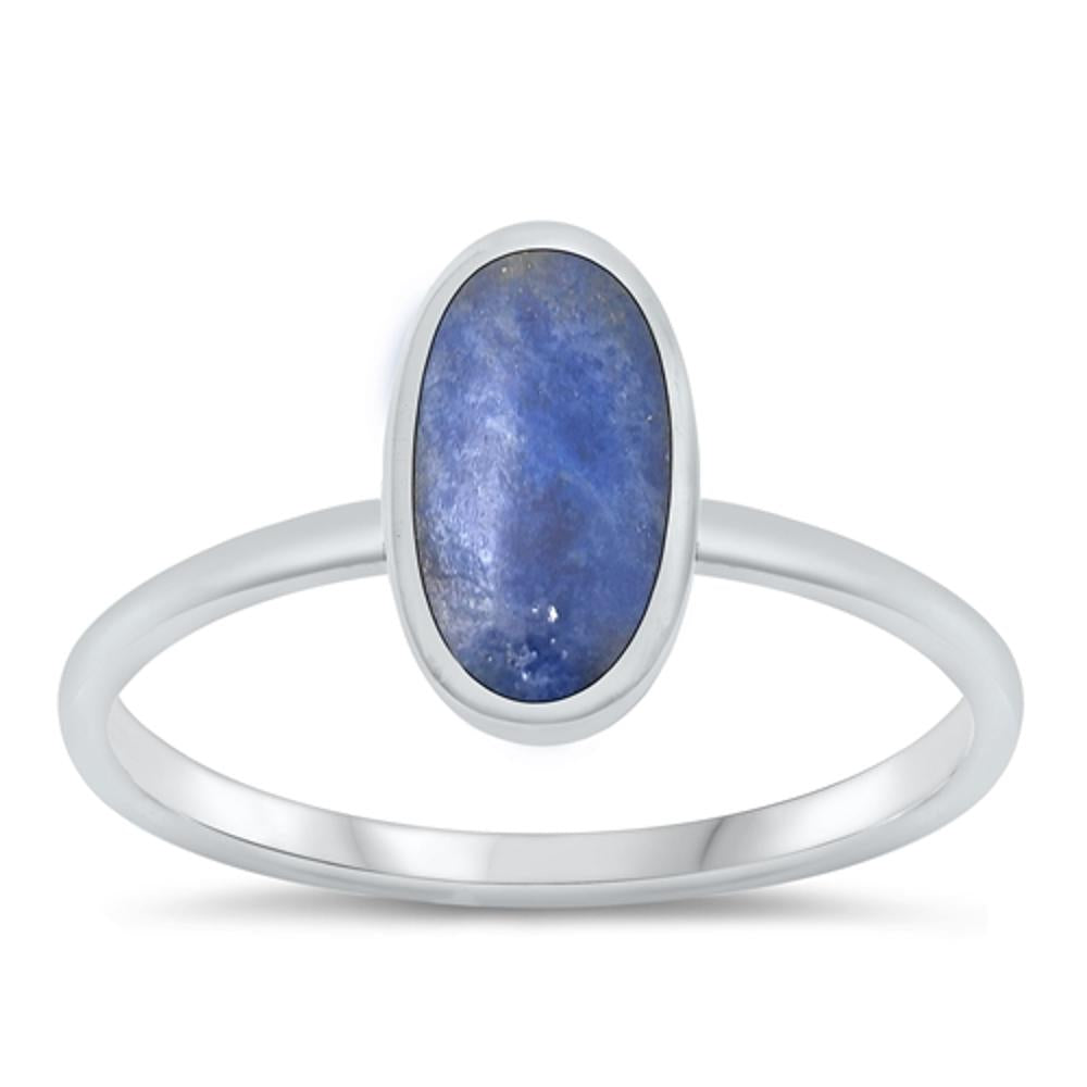 Sterling Silver Blue Lapis Ring