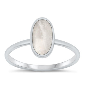 Sterling Silver Moonstone Ring