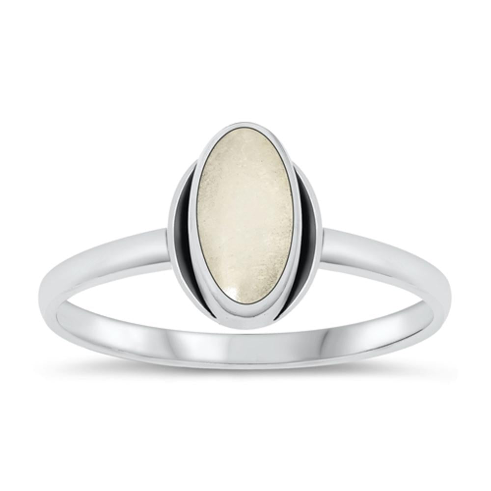 Sterling Silver Moonstone Ring