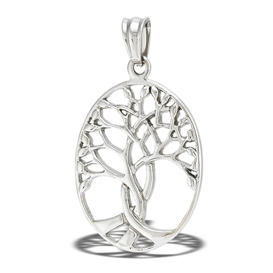 Stainless Steel Tree Of Life Pendant