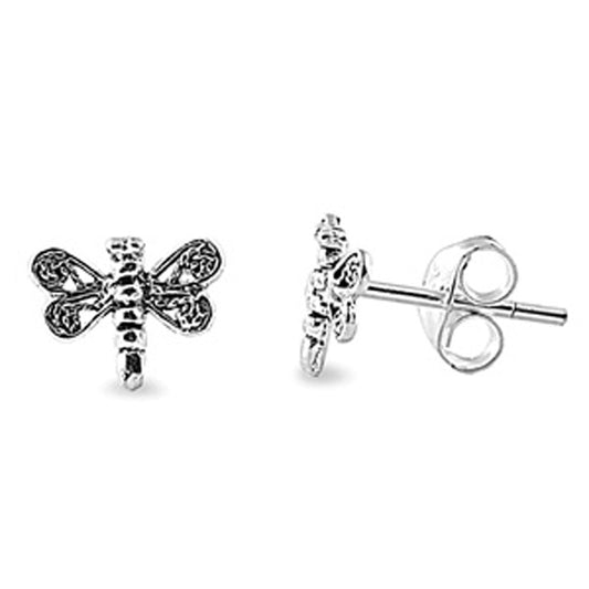 Dragonfly Stud Earrings (EP441048) – Sterling Silver