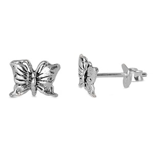 Butterfly Stud Earrings (EP441049) – Sterling Silver