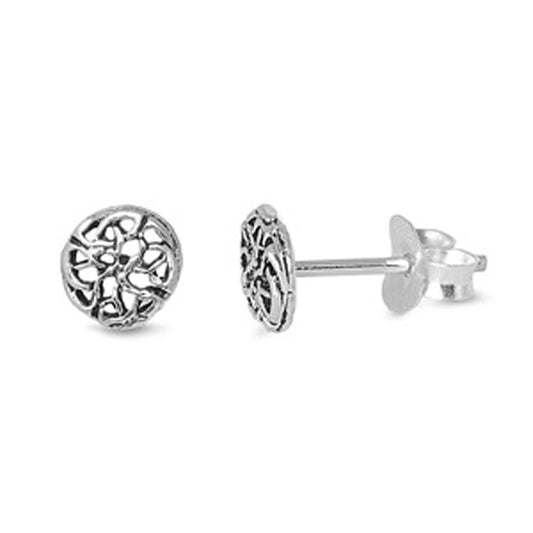 Celtic Knot Stud Earrings (EP441112) – Sterling Silver
