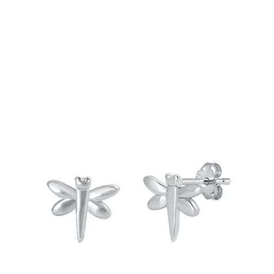 Dragonfly Stud Earrings (EP441122) – Sterling Silver