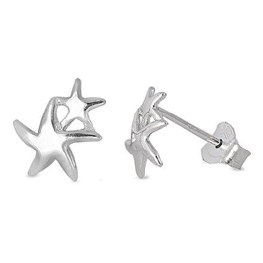 Starfish Stud Earrings (EP441131) – Sterling Silver
