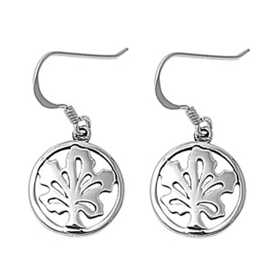 Maple Leaf Earrings – Sterling Silver