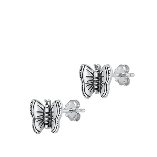 Butterfly Stud Earrings (EP442020) – Sterling Silver