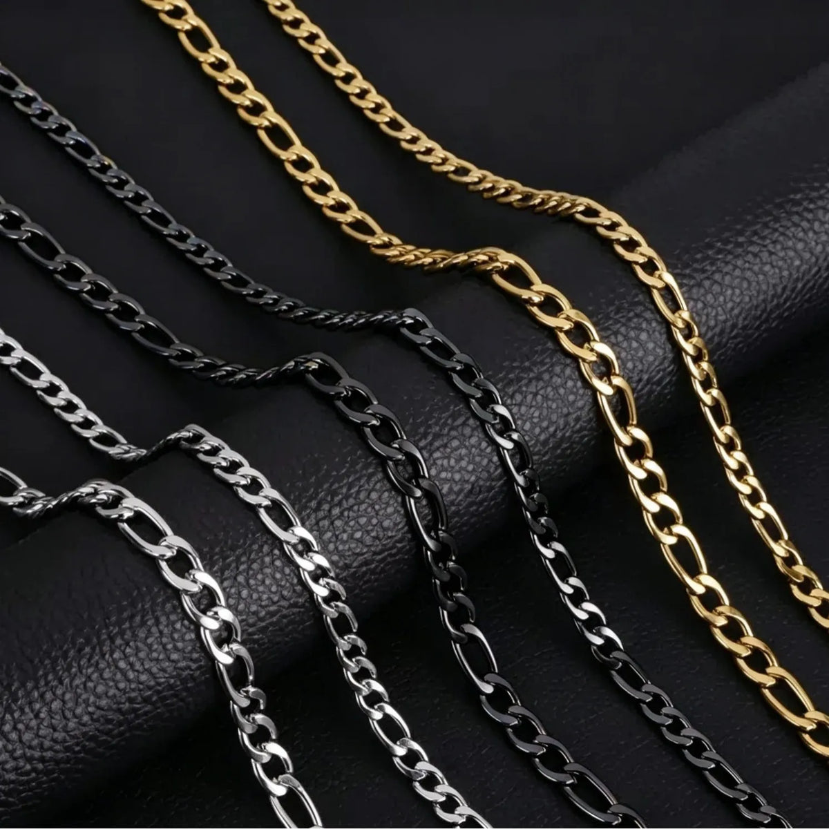 Figaro Chain Necklace – Stainless Steel