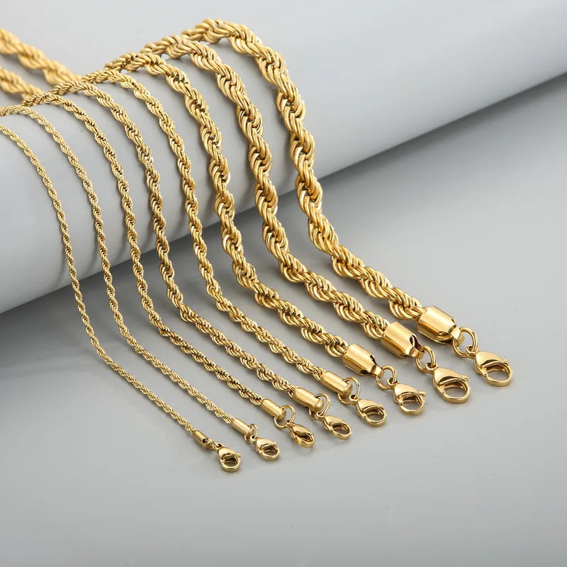Rope Chain Bracelet – Stainless Steel