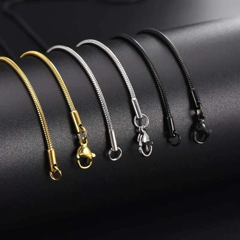 Snake Chain Necklace – Stainless Steel