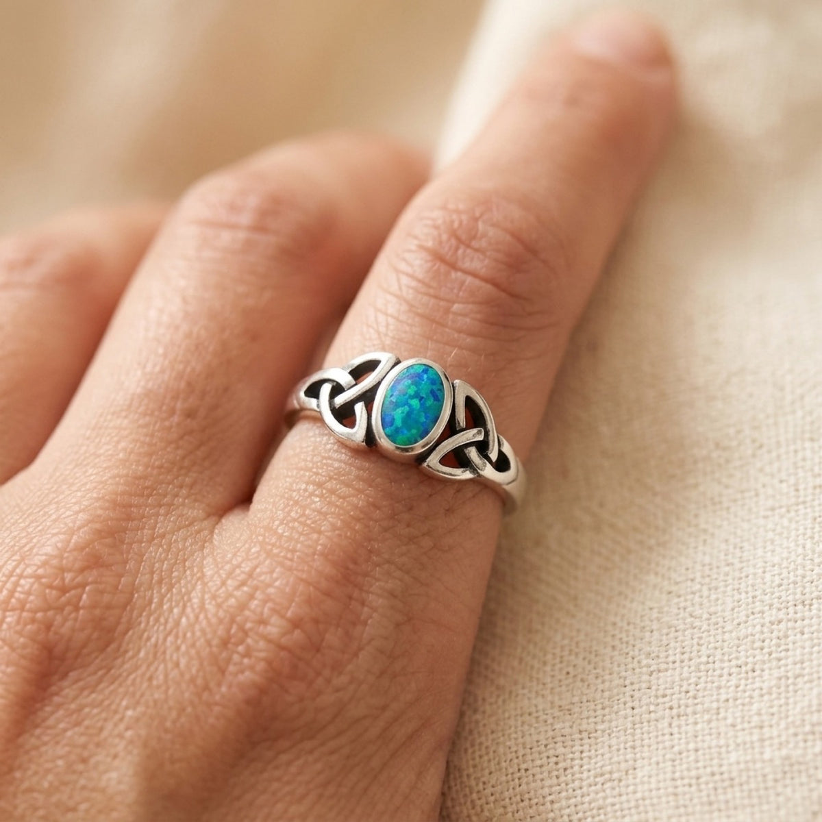 Celtic Ring worn
